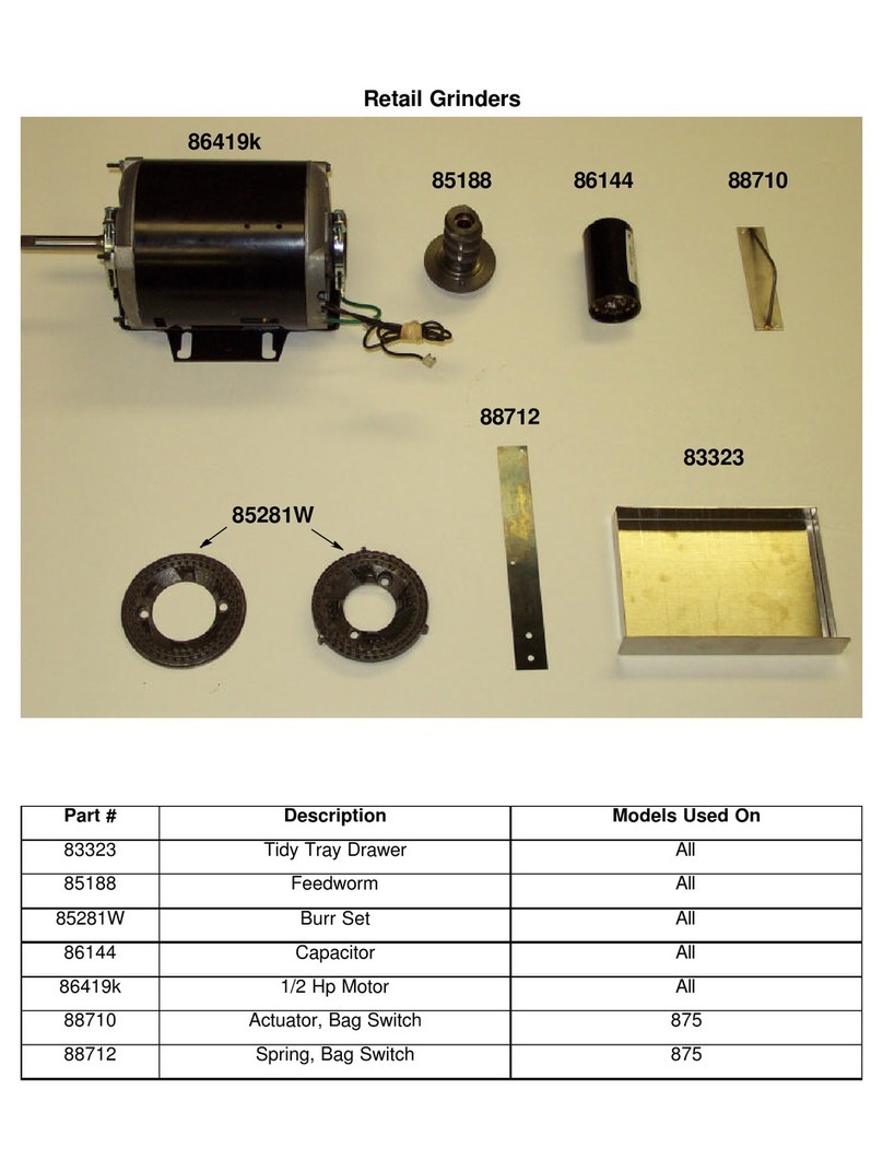 Grindmaster 810 User manual