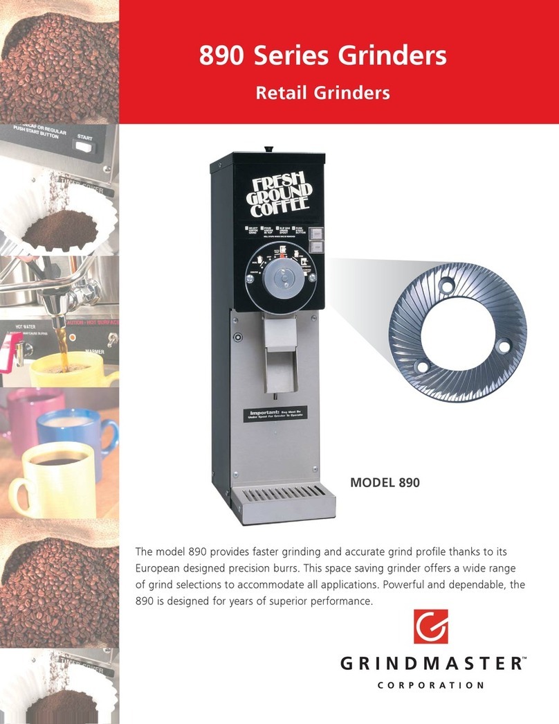 Grindmaster 890 User manual