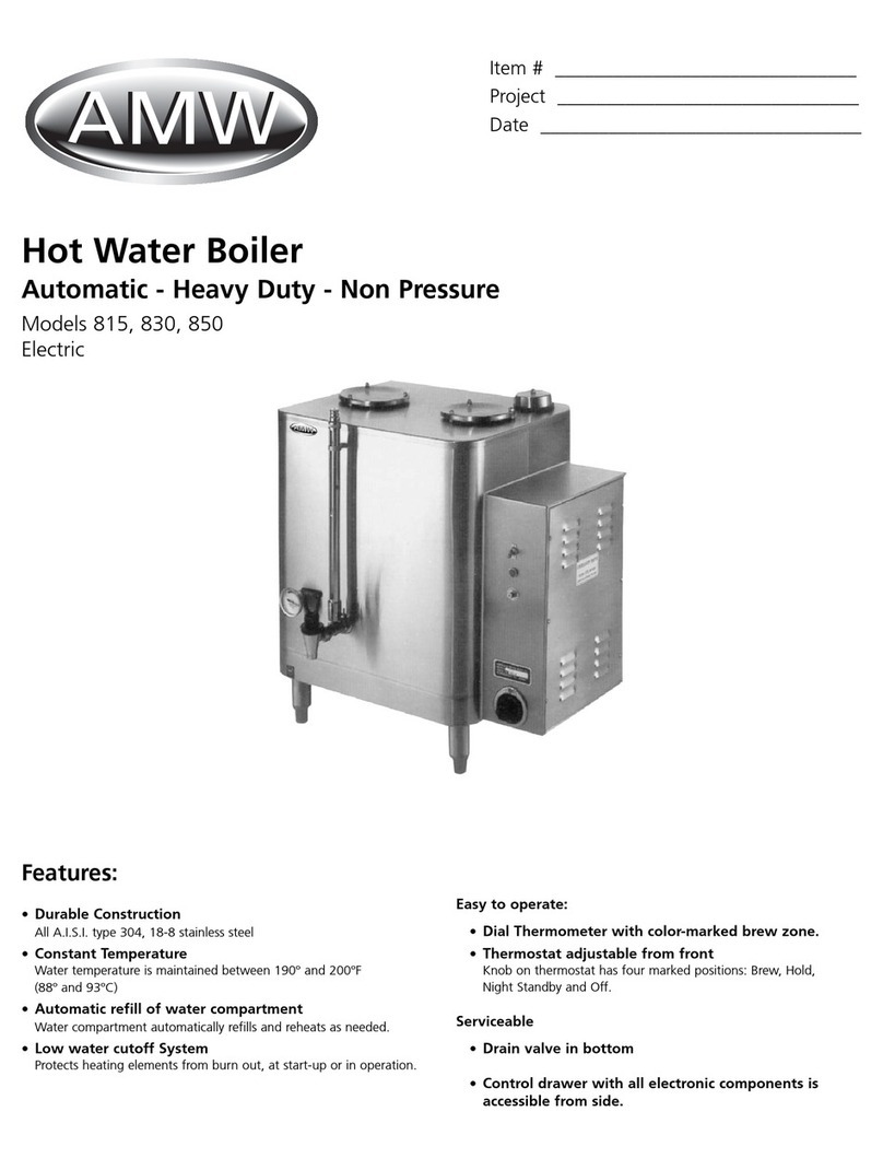 AMW 815 Specification sheet