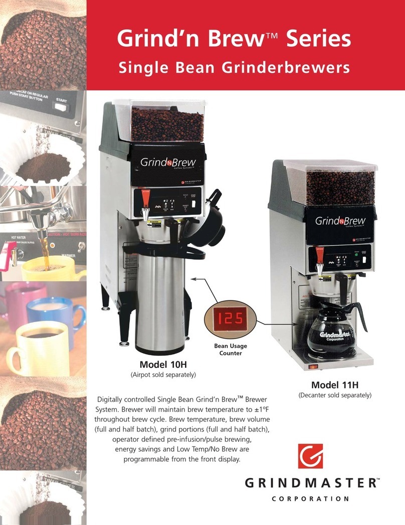 Grindmaster 10H User manual