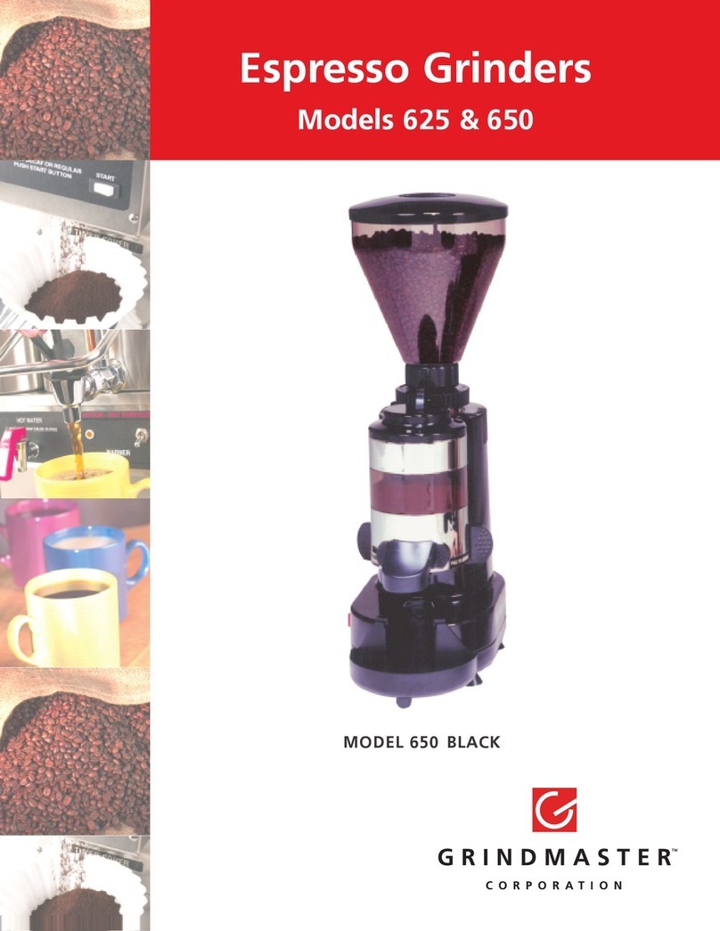 Grindmaster 625 User manual