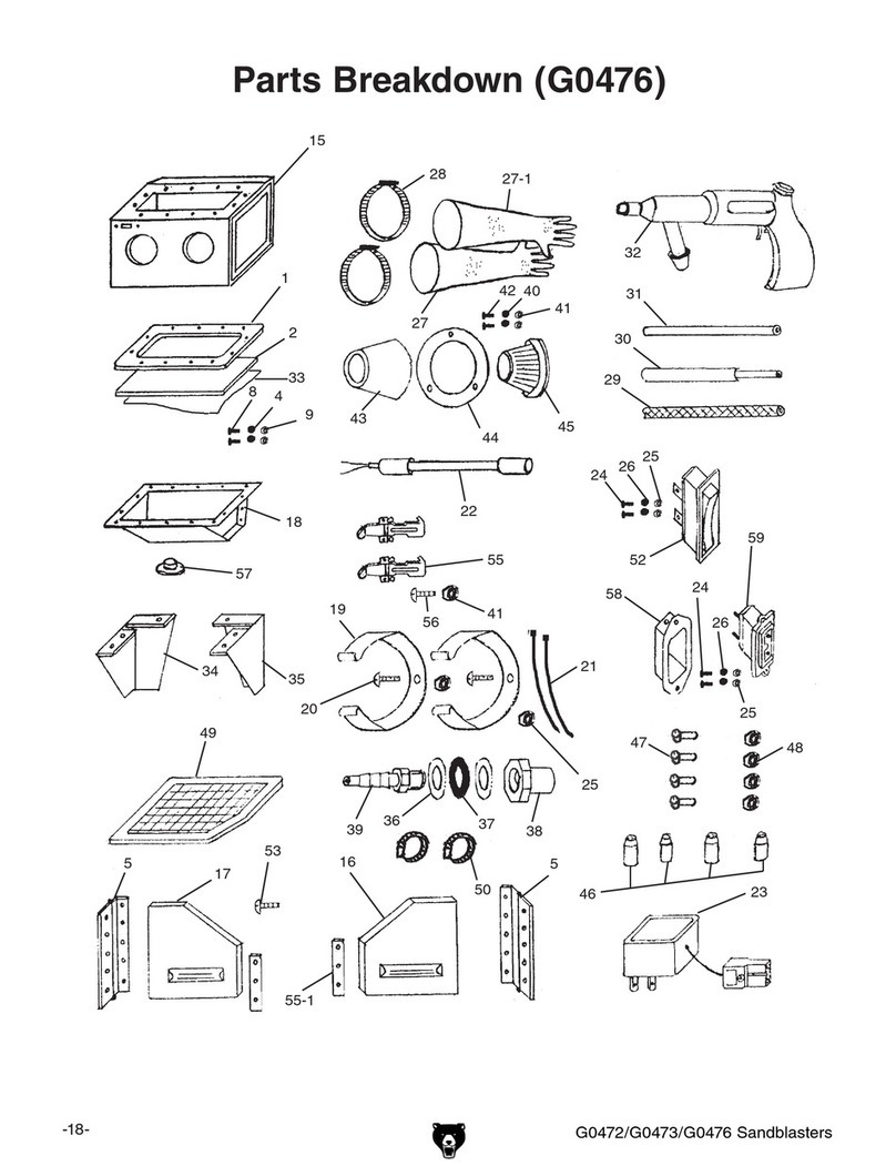Grizzly G0476 Parts Breakdown