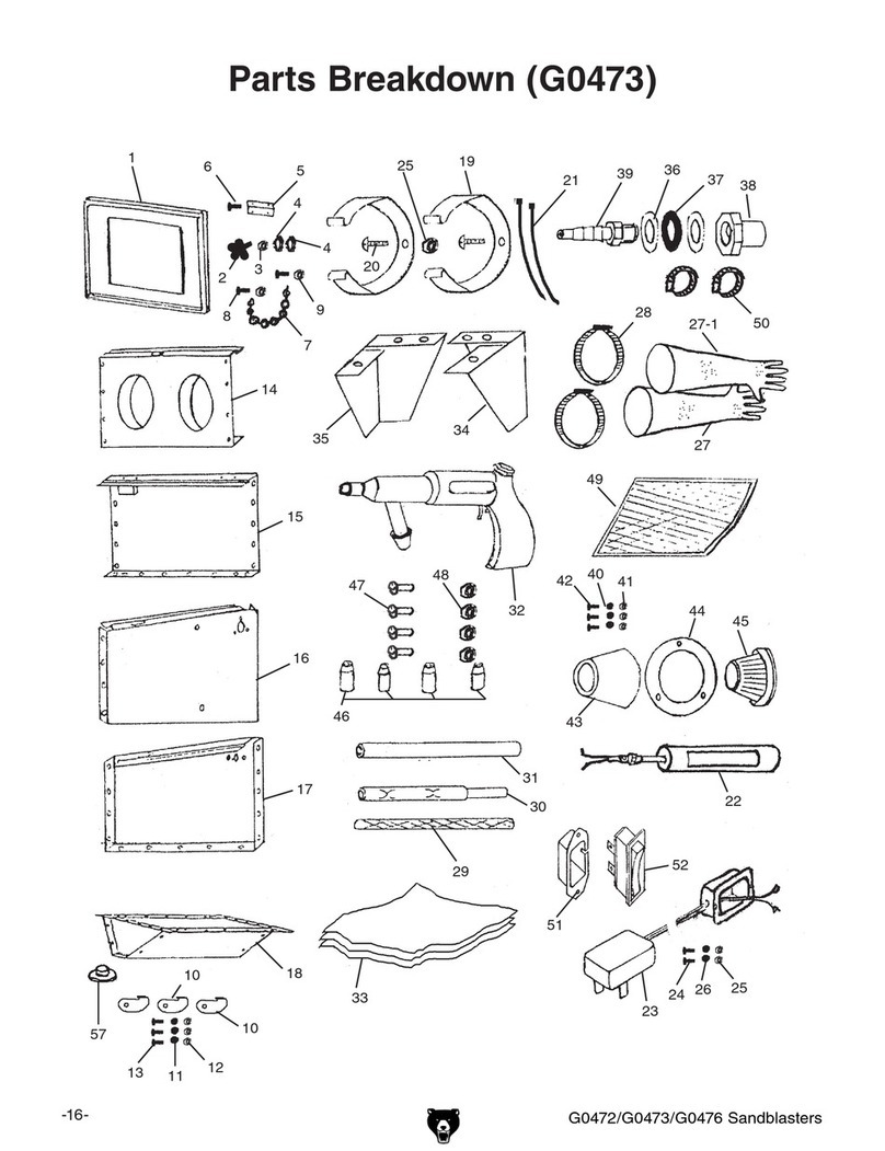 Grizzly G0473 Parts Breakdown