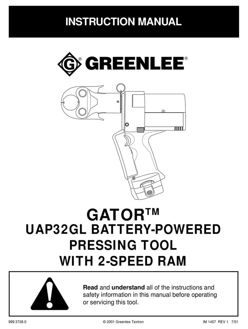 Greenlee UAP32GL GATOR instruction manual