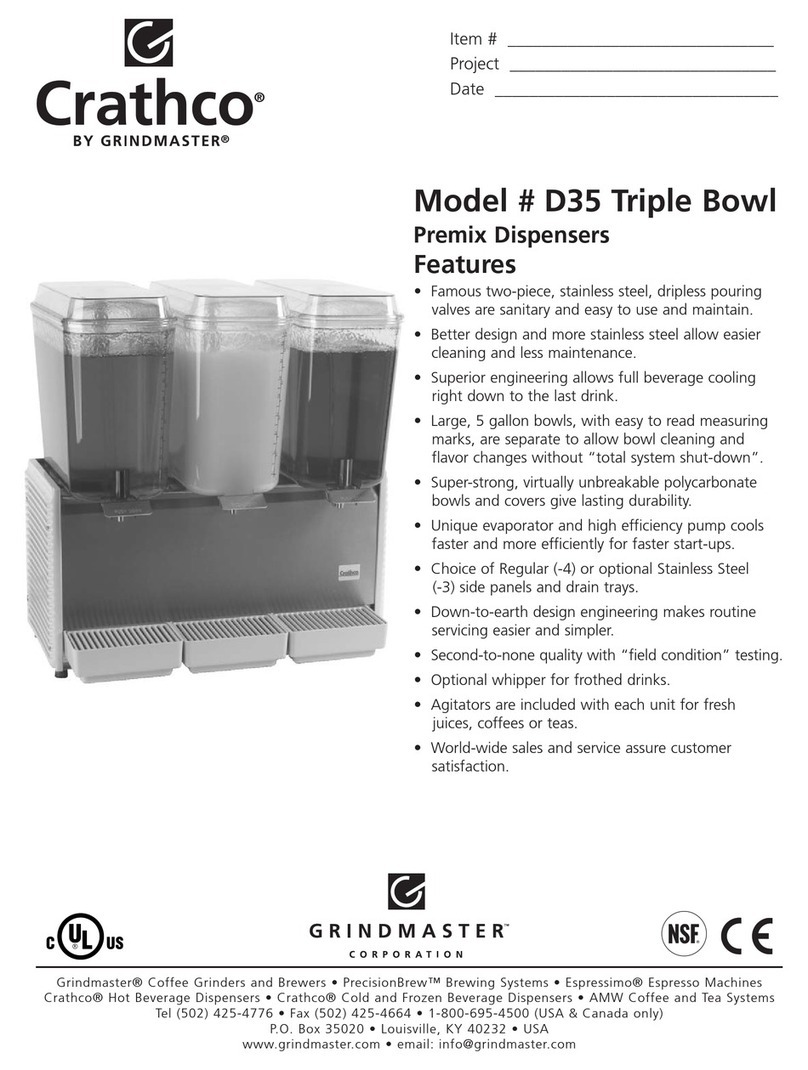 Crathco Crathco D35 User manual