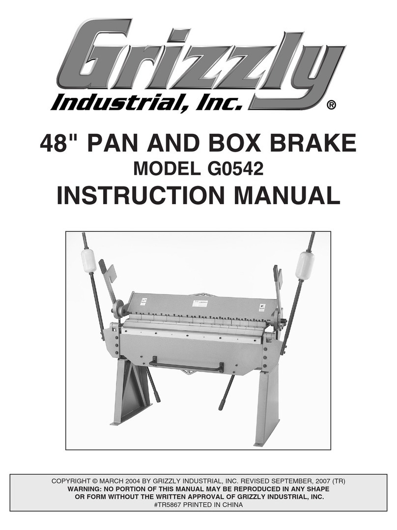 Grizzly G0542 instruction manual