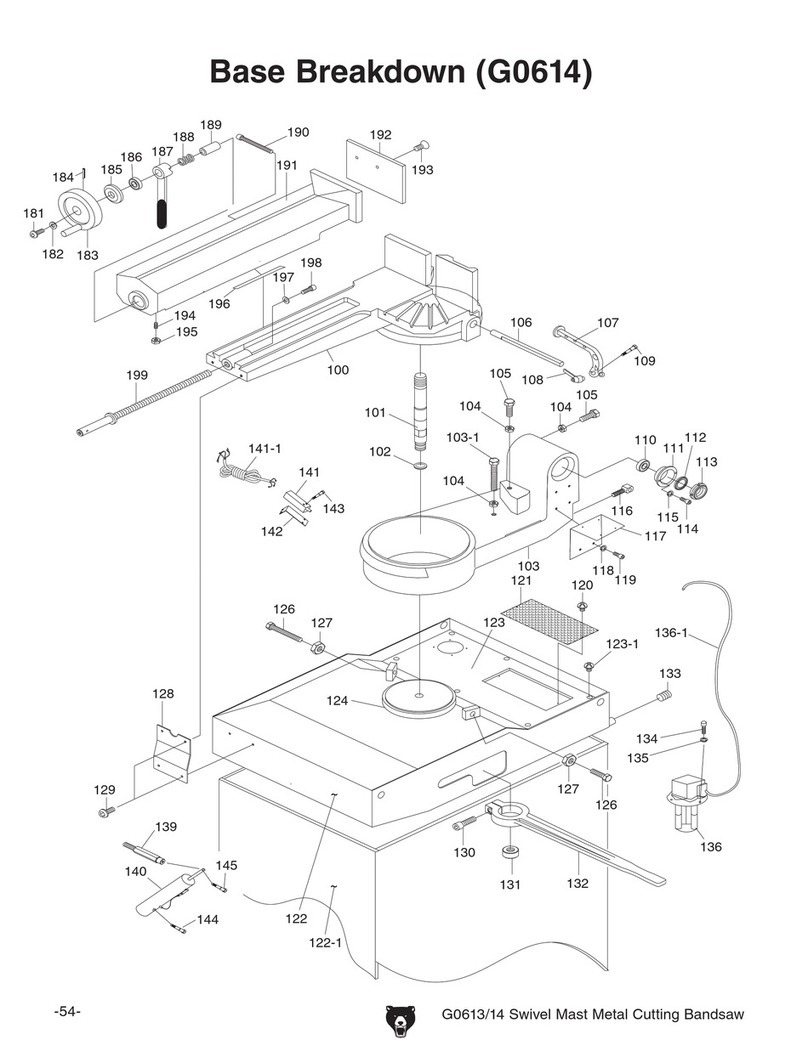 Grizzly G0614 User manual