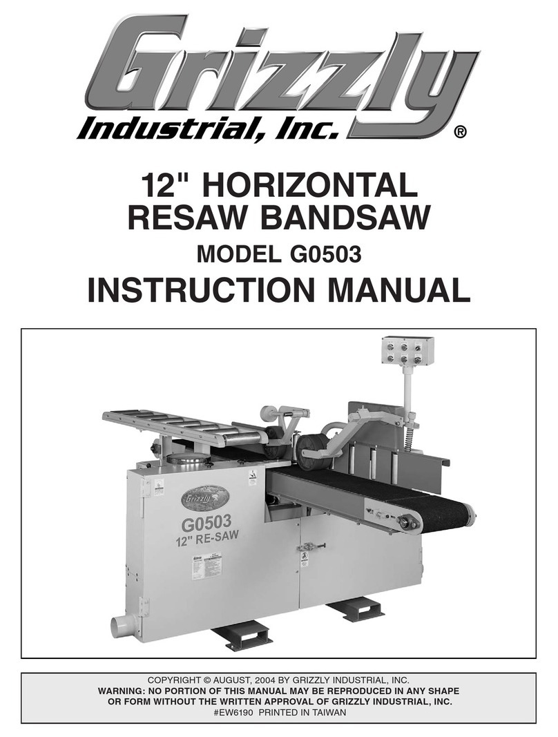 Grizzly G0503 User manual