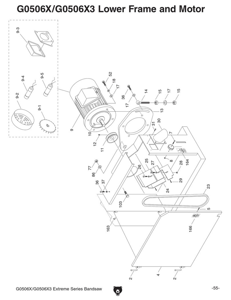 Grizzly G0506X User manual