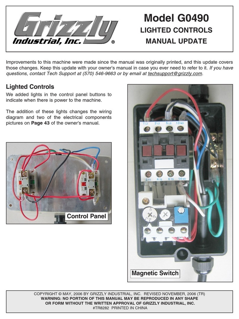 Grizzly G0490 owner's manual