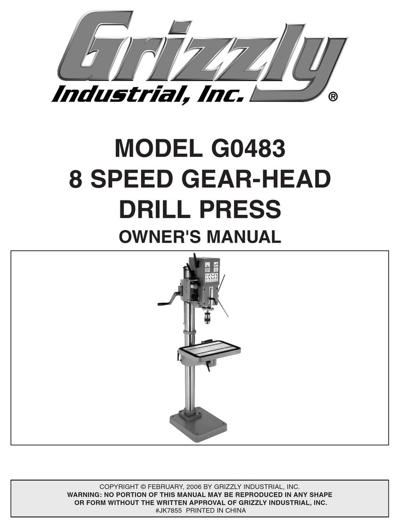 Grizzly G0483 User manual Grizzly G0483 User manual