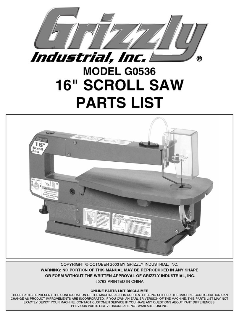 Grizzly G0536 User manual