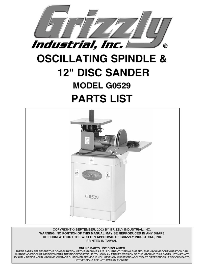 Grizzly G0529 User manual