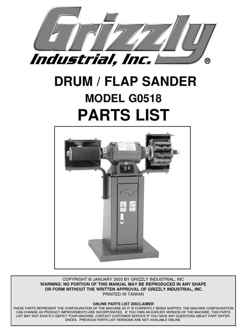 Grizzly G0518 User manual Grizzly G0518 User manual