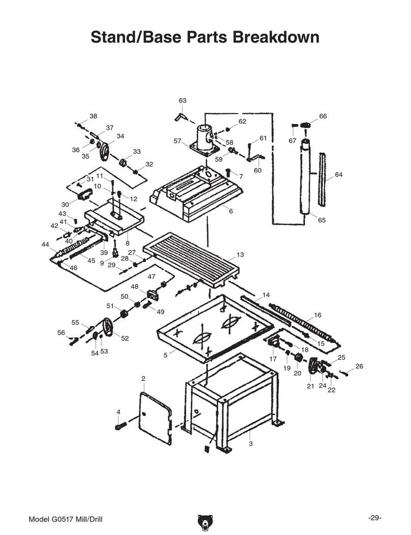 Grizzly G0517 Quick start guide