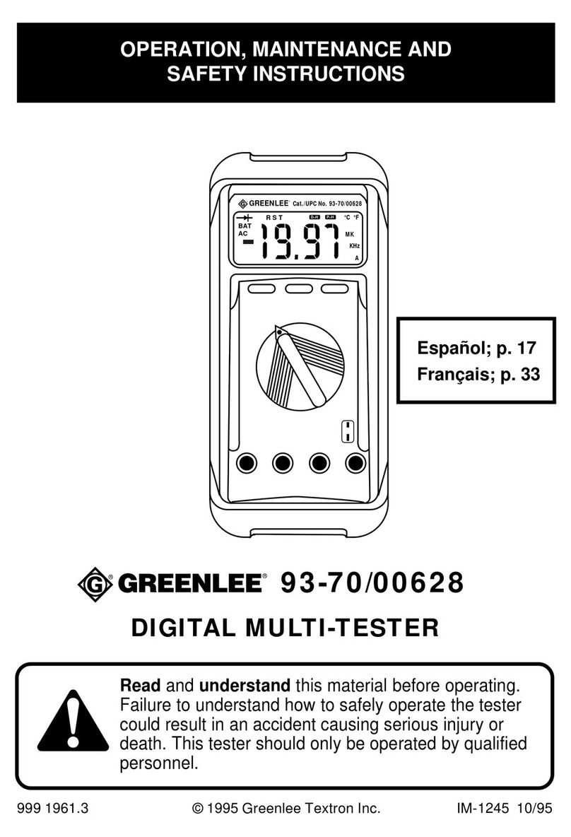 Greenlee 93-70 User guide