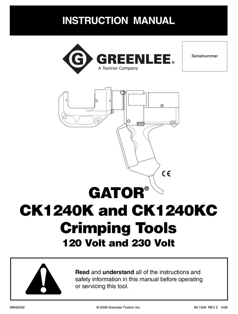 Greenlee GATOR CK1240K User manual