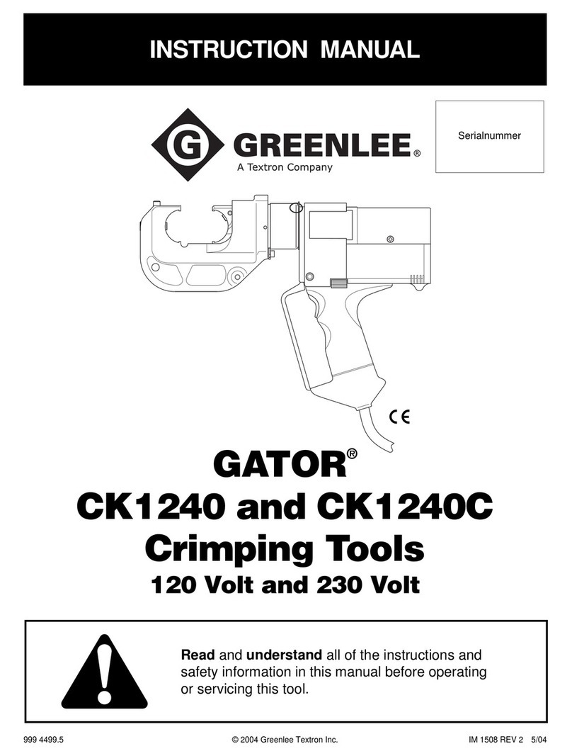Greenlee GATOR CK1240 User manual