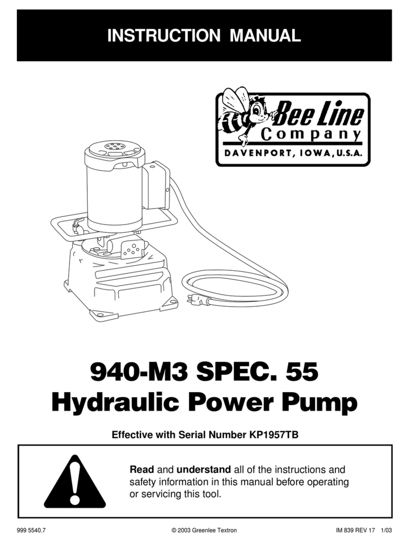 Greenlee 940m3 SERIES instruction manual