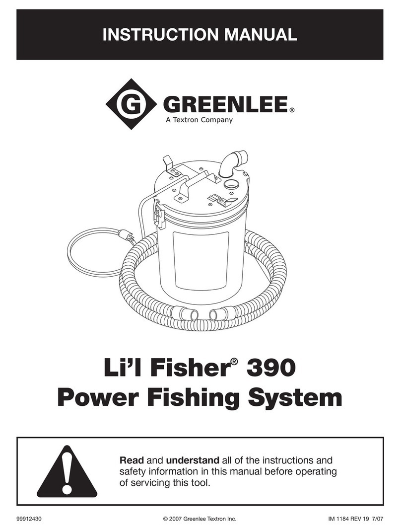 Greenlee Li'l Fisher 390 instruction manual