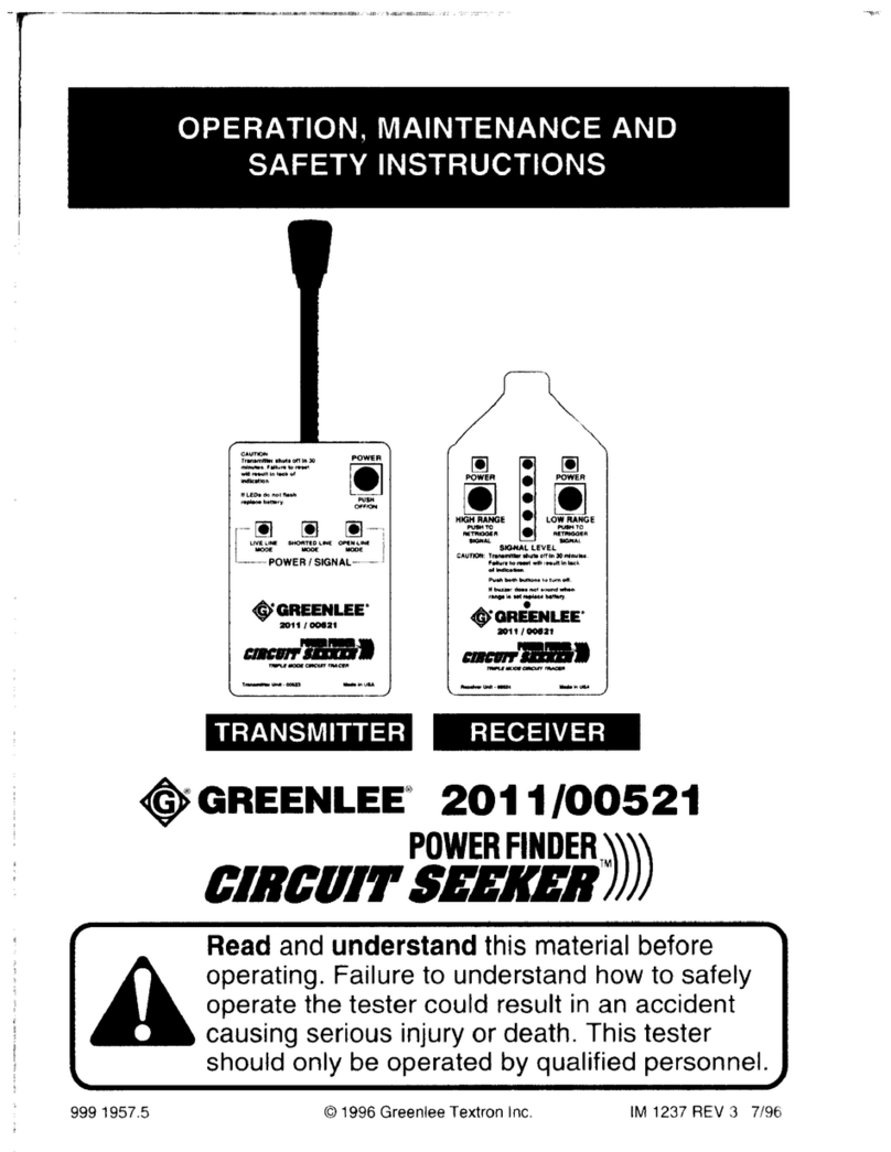 Greenlee 2011 Manual