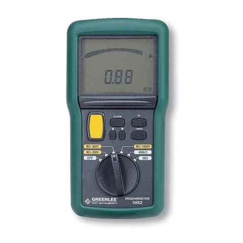 Greenlee 5880 User manual Greenlee 5880 User manual