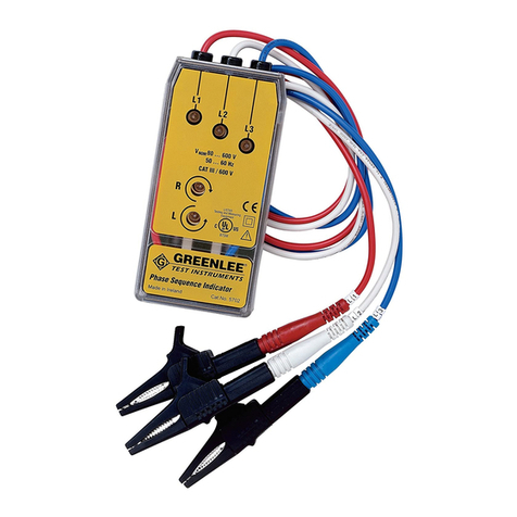 Greenlee 5123 User manual