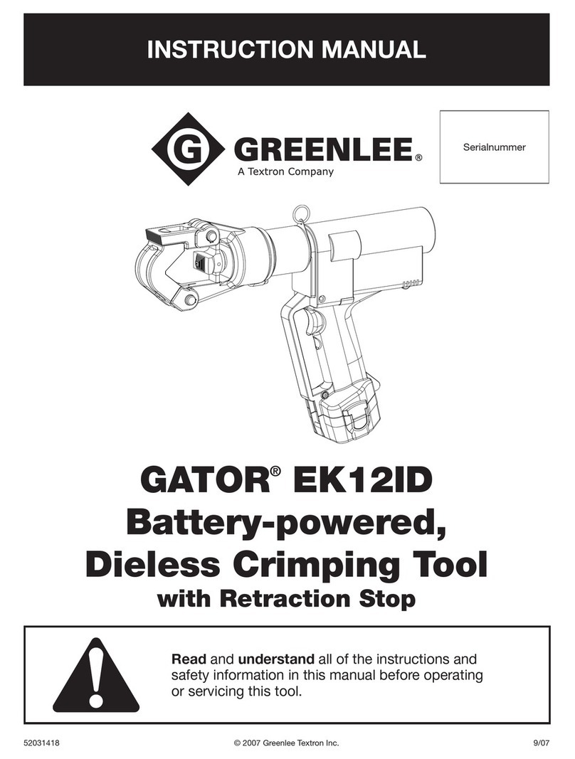 Greenlee GATOR EK12ID User manual