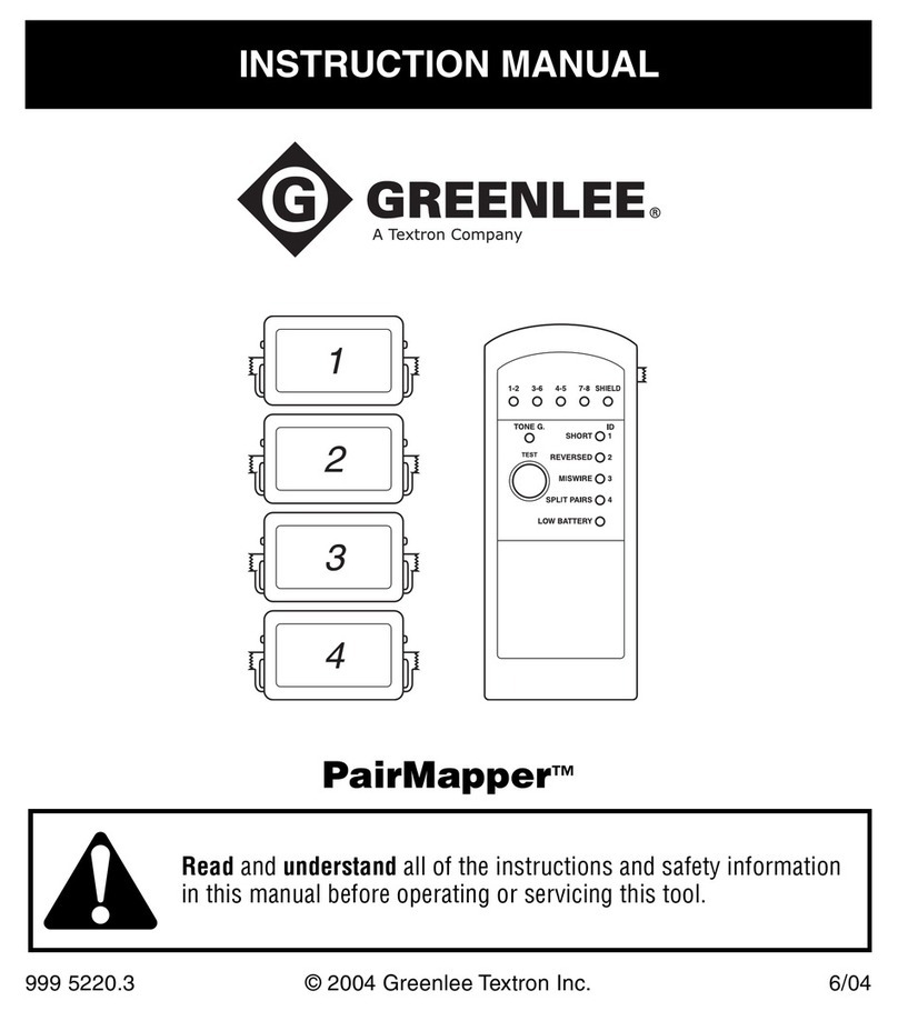 Greenlee PairMapper User manual