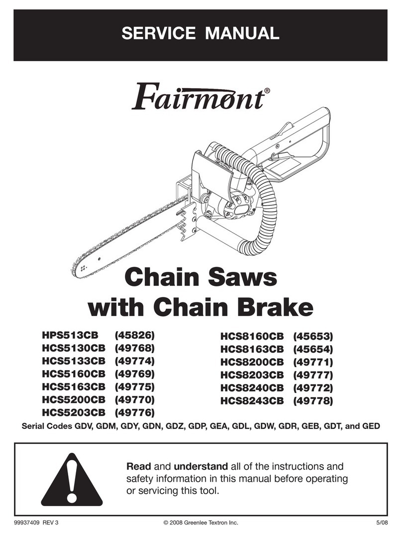 Greenlee Fairmont HCS5130CB User manual