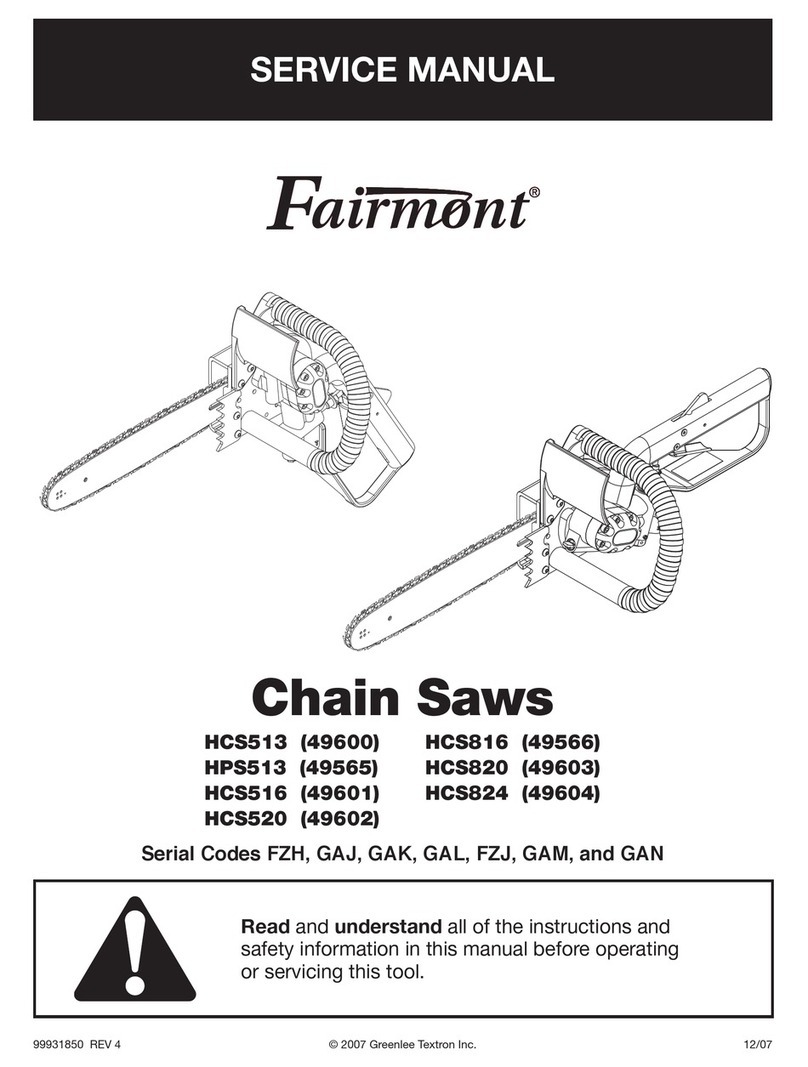 Greenlee Fairmont HCS513 User manual