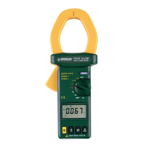 Greenlee CMI-200 instruction manual