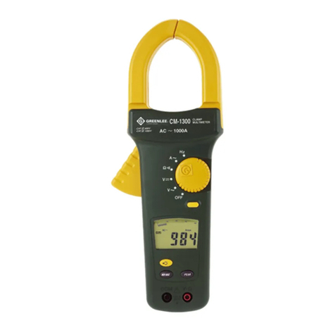 Greenlee CM-1300 User manual