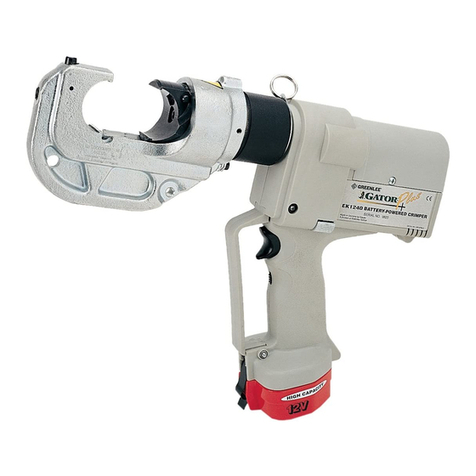 Greenlee GATOR EK1240K User manual Greenlee GATOR EK1240K User manual