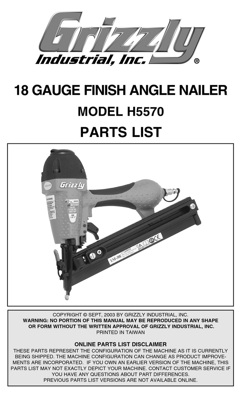 Grizzly H5570 parts list