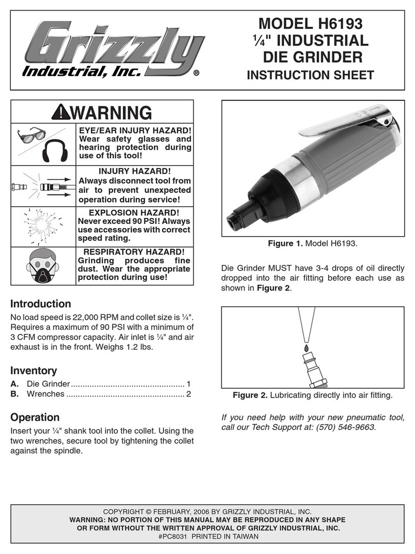 Grizzly H6193 instruction sheet Grizzly H6193 instruction sheet