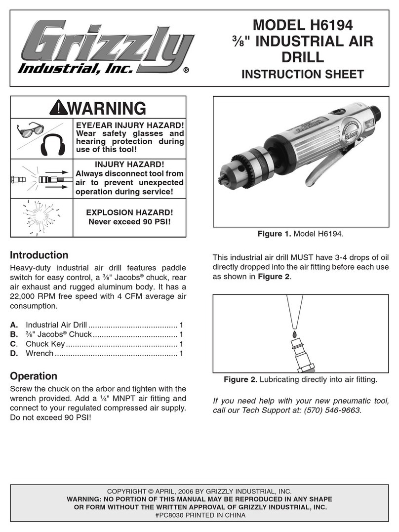 Grizzly H6194 instruction sheet