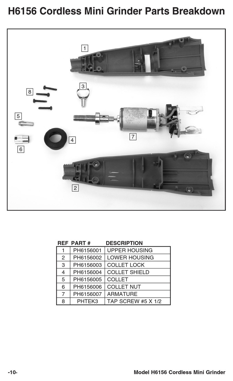 Grizzly H6156 Parts Breakdown
