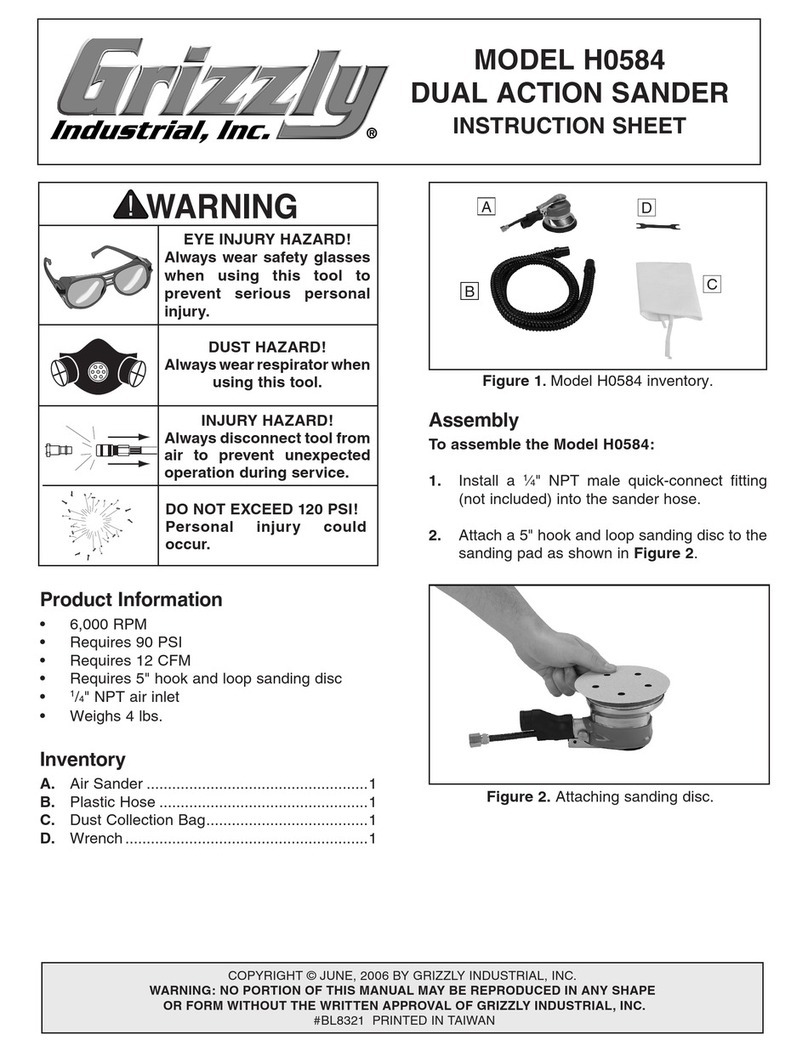 Grizzly H0584 User manual