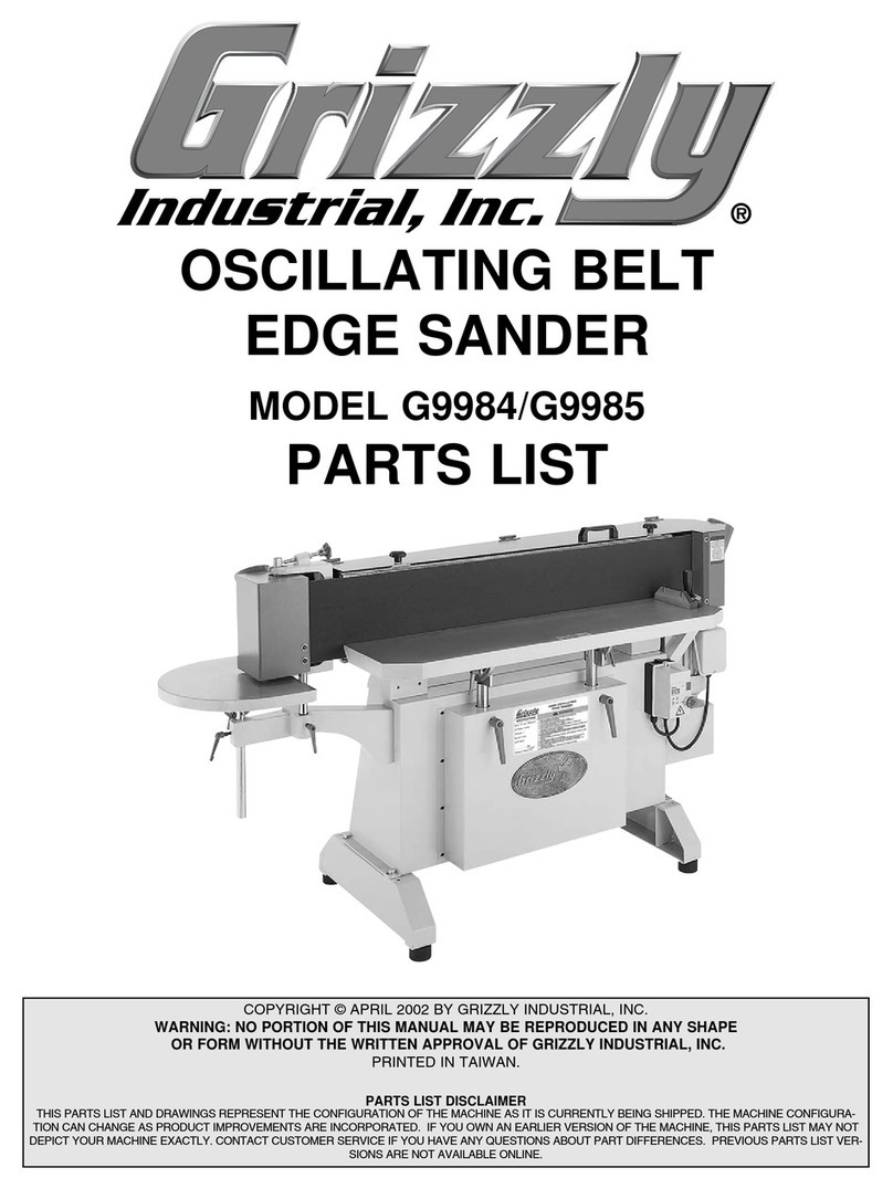 Grizzly G9984 User manual Grizzly G9984 User manual