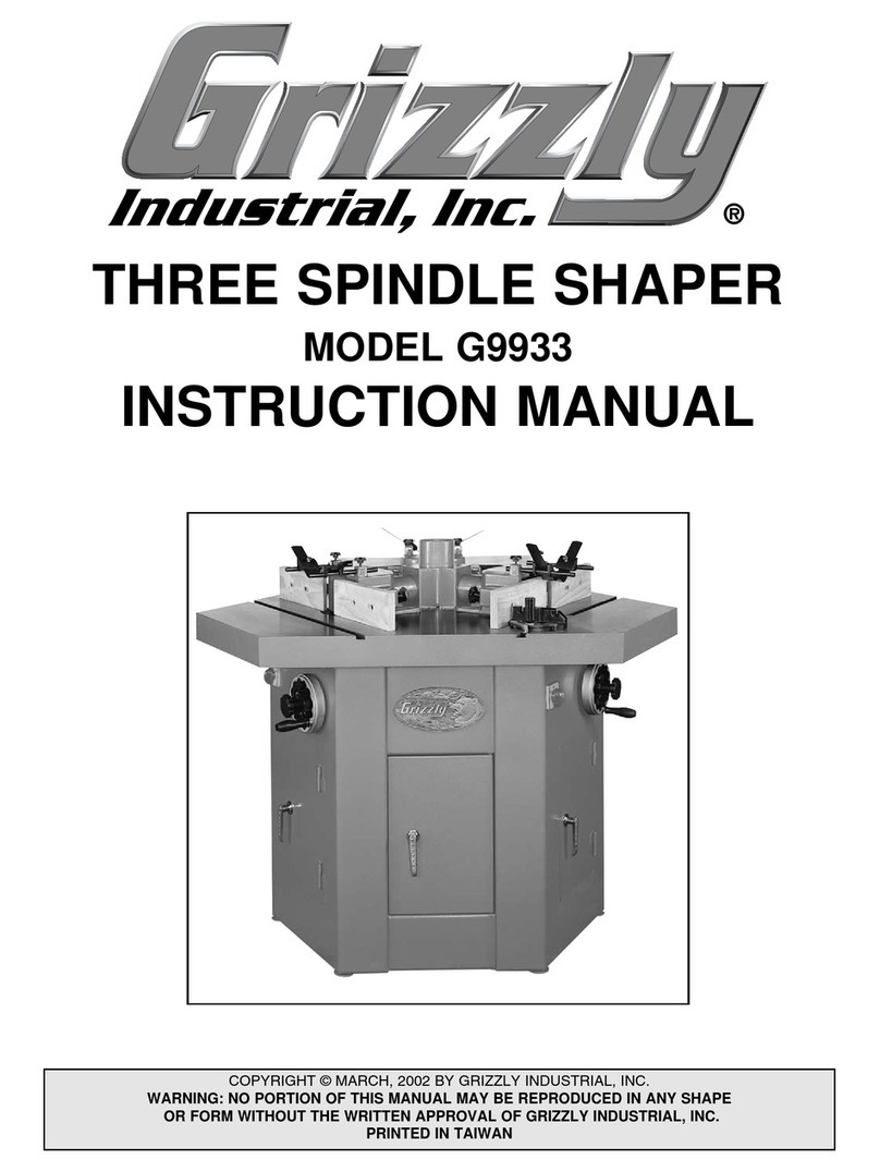 Grizzly G9933 instruction manual