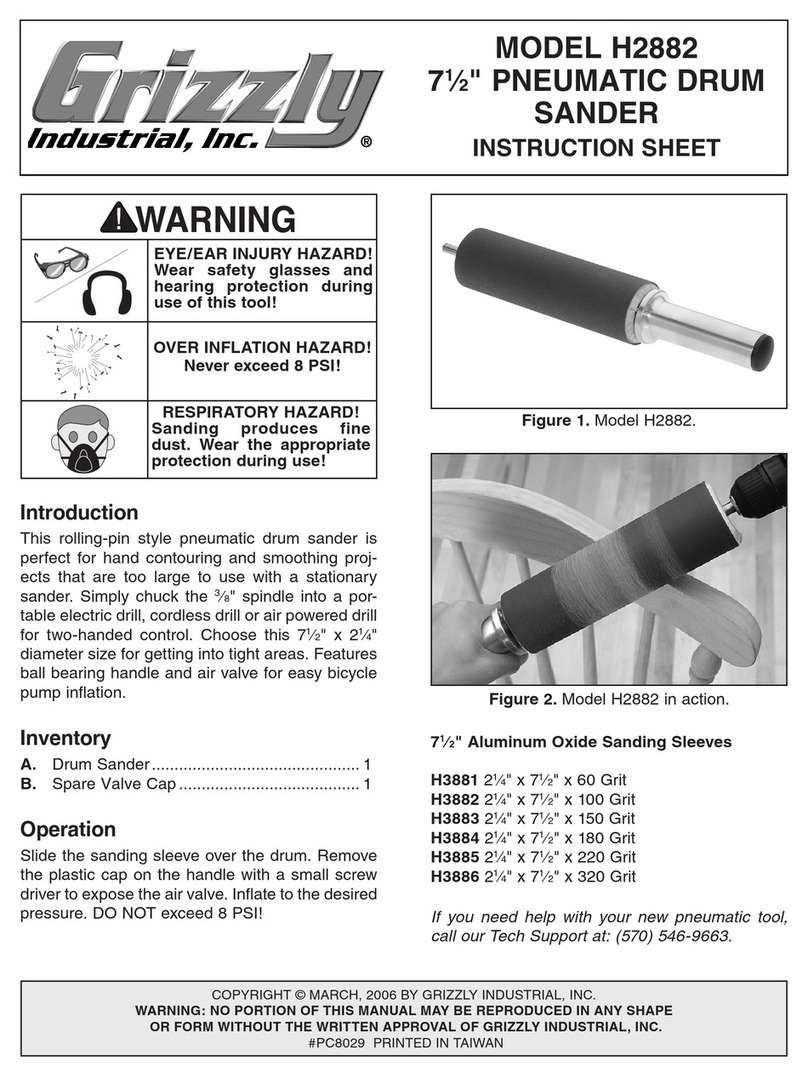 Grizzly H2882 User manual
