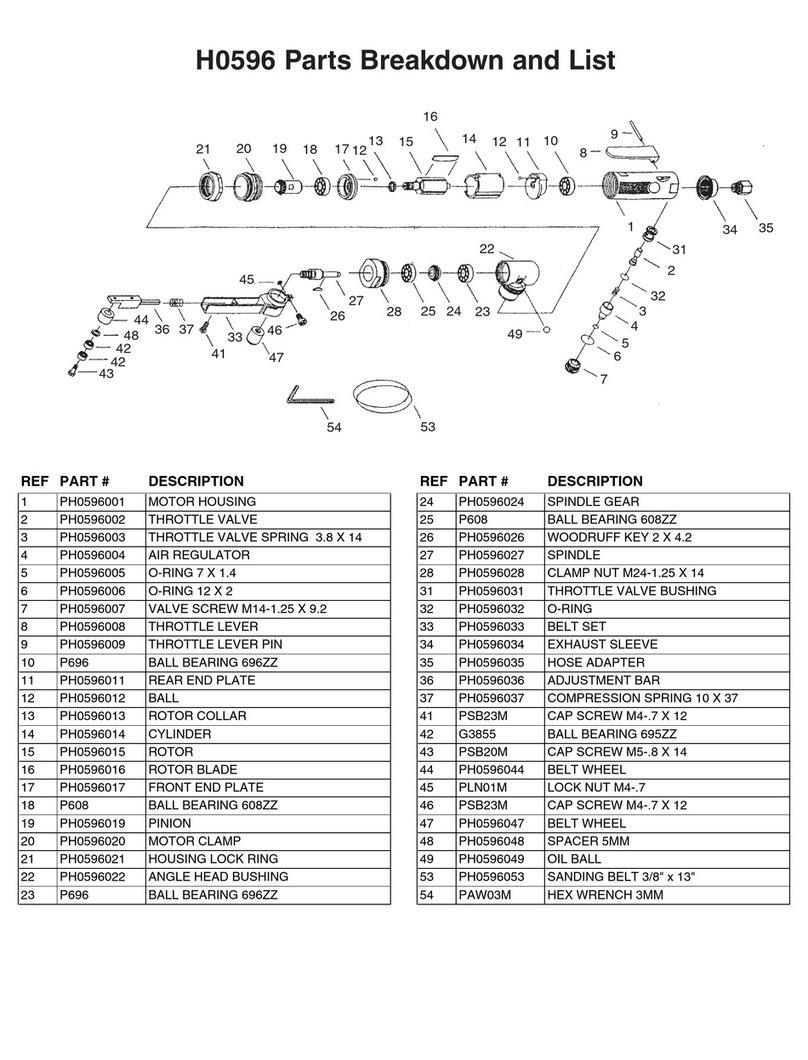Grizzly H0596 Quick start guide Grizzly H0596 Quick start guide