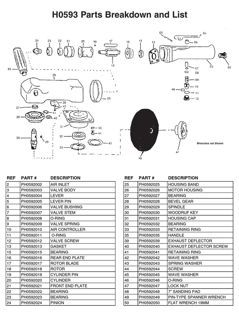 Grizzly H0593 Quick start guide