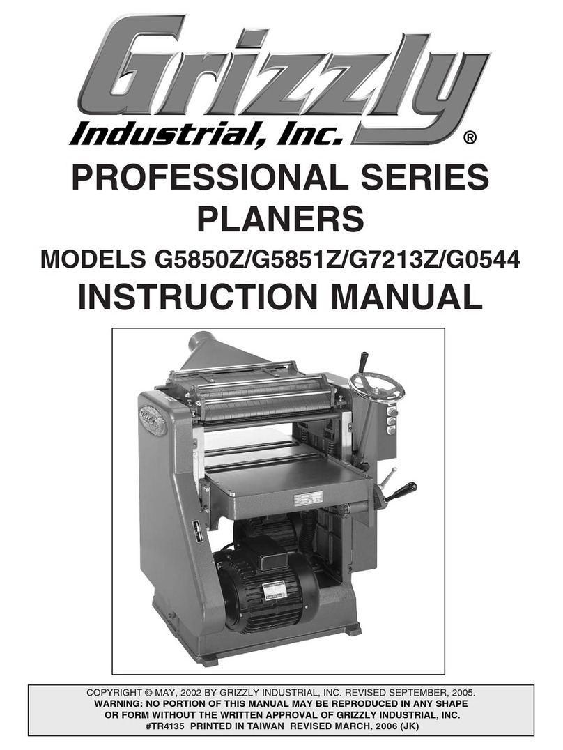 Grizzly G0544 User manual