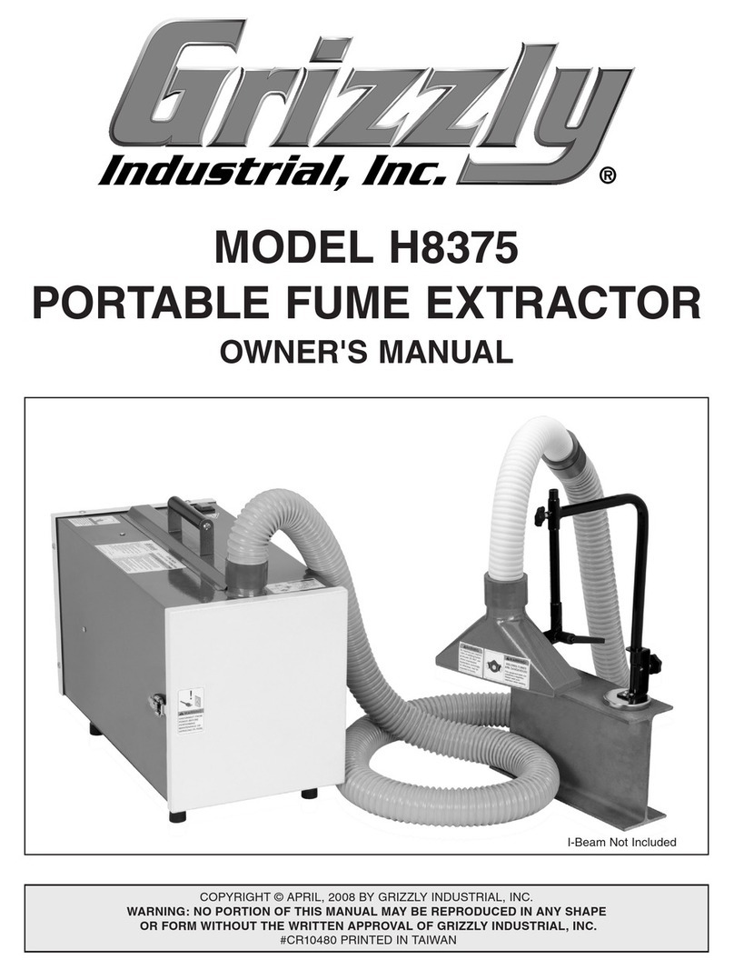 Grizzly H8375 User manual