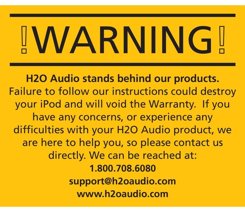 H2O Audio H1-9A1 user guide