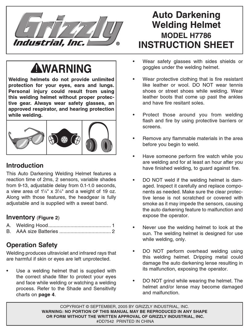 Grizzly H7786 instruction sheet
