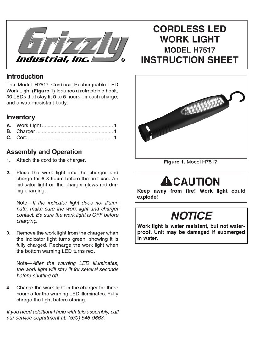 Grizzly H7517 instruction sheet Grizzly H7517 instruction sheet