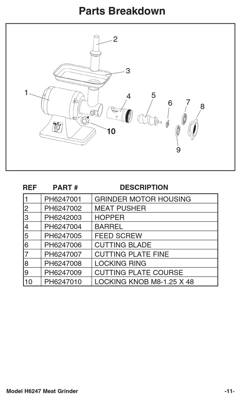 Grizzly H6247 Parts Breakdown
